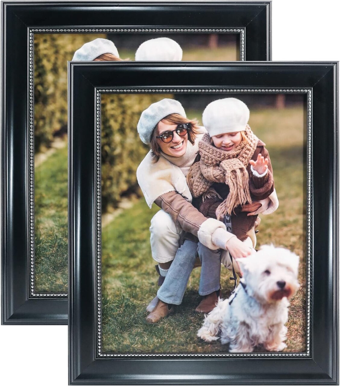 8x10 Picture Frames, Real Glass, Display Photos for Wall or Tabletop
